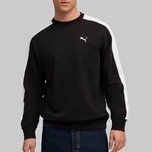 Puma Men's T7 Black and White Sweater size medium
